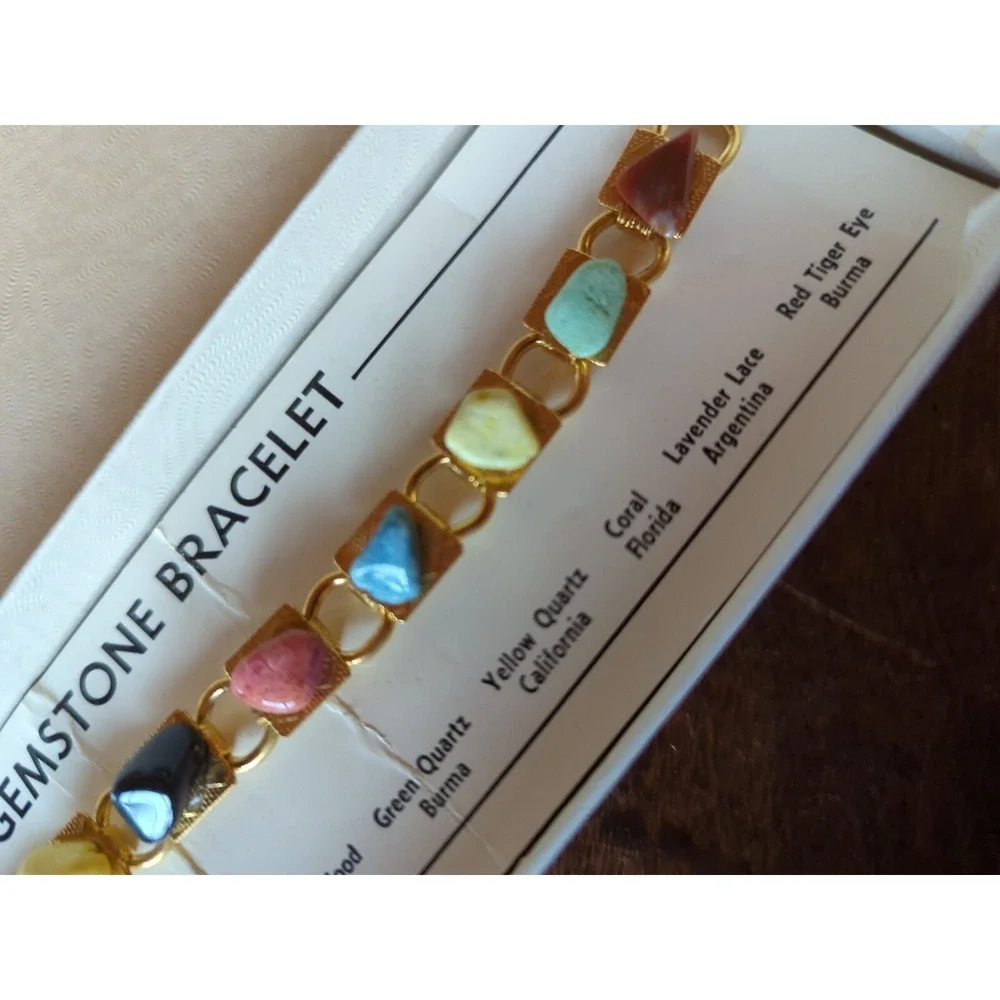 Women's Fashion Genuine Gemstone Bracelet Gorgeous!!